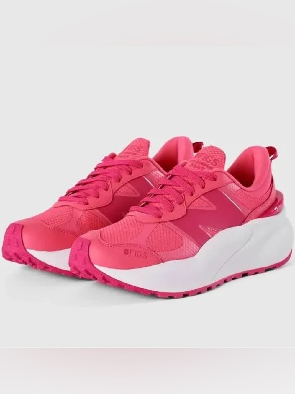 NEW FIGS New Balance Women's F***ing Pink Sneakers sz 6 Limited Edition